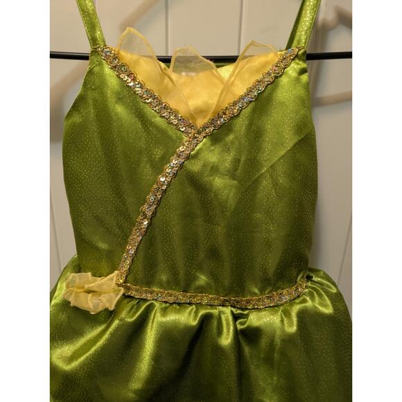 Disguise Disney Tiana Girls 5-6 Princess & The Frog Halloween Costume Dress - Picture 2 of 12